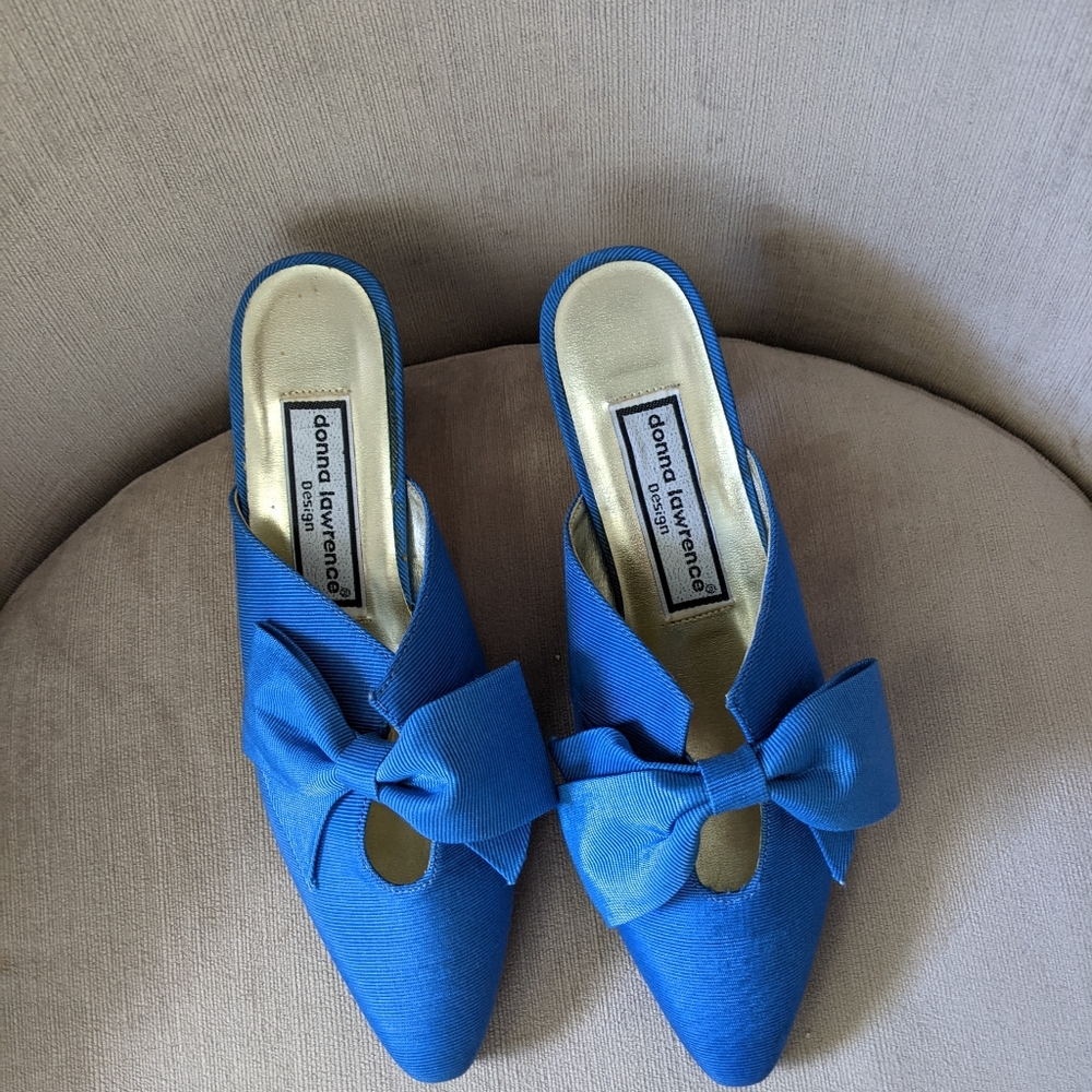 Vintage Donna Lawrence Design mules size 7M